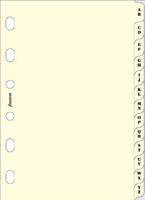Filofax Accessories A-Z Index, Two Letter Pocket Size - FF-211664