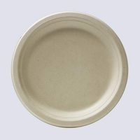 Total Papers, 7" Round Plate, 1000 per case. Environmentally Responsible 100% Biodegradable, Compostable Wheat Straw Fiber (NOT white color Bagasse, NOT Bleached) Tree Free