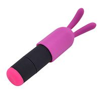 Oolong Black Bullet Shape Rechargeable Waterproof Maa-saage Tool for Couples (B)