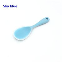 King Liang Silicone Pot Ladle Does Not Hurt The Tank Heat-resistant Kitchen Tools (Sky blue)
