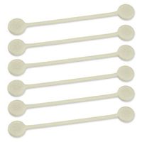 TwistieMag Strong Magnetic Twist Ties - The Ivory Tower Collection - Ivory (Off-White) 6 Pack - Powerful Unique Solution for Cable Management, Hanging & Holding Stuff, Fidgeting, Or Just for Fun!