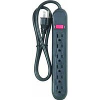 Woods Import LYSB00176JASO-CMPTRACCS 6-Outlet Surge Protector