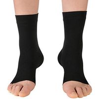 Plantar Fasciitis Socks, 20-30 mmHg Foot Care Compression Sleeve for Men Women, Compression Socks for Arch Support & Ankle Brace, Eases Swelling & Heel Spurs, Pain Relief, Injury Recovery, Black M