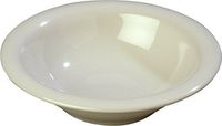 Carlisle 3303642 Sierrus Melamine Rimmed Bowls, 13-oz., Bone (Set of 24)