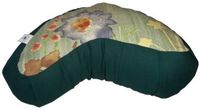 Crescent Heart Meditation Cushion - Kapok Print Cover