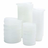 Cando 10-0941 Theraputty Empty Container, 4 oz Capacity (Pack of 25)