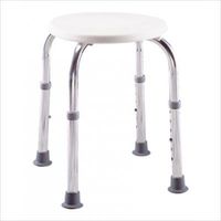 Lumex 2060R Round Bath Shower Stool Seat Chair Narrow