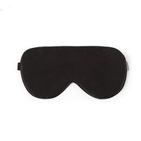 Natural Silk Sleep Mask, Blindfold, Super Smooth Eye Mask （Black）