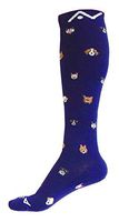 Compression Socks (1 pair) for Women & Men by A-Swift (Kitty, S/M)