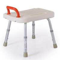 Zxwzzz Shower Stool Height Adjustable Shower Seat for The Elderly, Adult Seat Shower Seat (White Stool)