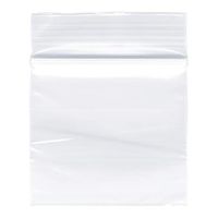 Plymor Zipper Reclosable Plastic Bags, 2 Mil, 2" x 2" (Case of 1000)