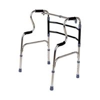 Diry Elderly Walker Four-Legged Cart Lower Limb Rehabilitation Walker Height Adjustable