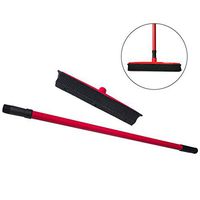 Nicknocks Pet Hair Removal Broom Rubber Broom Heads Telescoping Long Handle