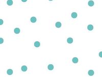 Pack Of 1, 40"X100' Large Aqua Dots Classic Print Cello Rolls 1.0 Mil Made In USA