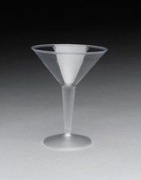Royal Plasticware, PW2080, 8 oz Martini Glass, Clear