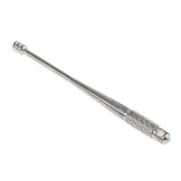 SM SunniMix Portable Titanium Camping Ear Pick Ear Curette Travel Earwax Removal Tool Easy Carry - Silver