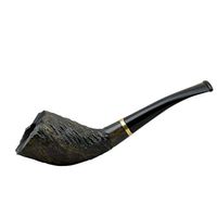 INDIGO no.310 bent pearwood rustic brown tobacco smoking pipe