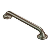 Moen R8718D3GOWB Ultima 18-Inch Designer Bathroom Grab Bar with Curl Grip, Bronze