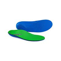 Arch Support Shoe Insert by Powerstep, Pinnacle High Insoles for Men and Women, Orthotic Heel Cushion Shoe Inserts, Blue and Green, Men's 6-6.5, Women's 8-8.5