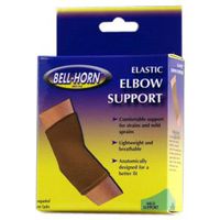 Djo, Llc Dj195L Bell-Horn Elastic Elbow Support, Large, 10" - 11" Elbow, Beige,Djo, Llc - Each 1