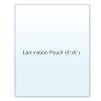 5 Mil. Half Page Lamination Pouch Letter Size Clear (6" x 9") 100 Pcs.