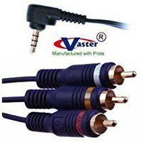 5 Pcs/Pack, Sony/Canon/Panasonic/Samsung A/V AV Camcorder Cable 2 Meter