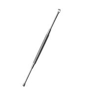YANSHG Double Head Ear Spoon, Ear Scoop, Stainless Steel, Rotary Digs, Ears dug - Helps Prevent Wax Build up and Infection.