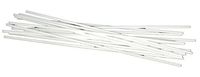 Extra Long 18" White Plastic Drinking Straws- Pack of 200