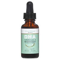 DHA Omega 3 Liquid Drops - Baby Vitamin DHA Omega 3 for Infants Plus Astaxanthin for Optimal Health - Vegan Friendly, Great Tasting - Omega 3 Supplement Develops Healthy Brain, Eyes, Immune System