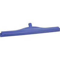 Vikan 77148 Rubber Polypropylene Frame Double Blade Squeegee, 24", Purple