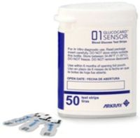Arkary Glucocard 01 Blood Glucose Test Strips - Box of 50 - Model 740050