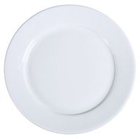 Yanco AC-20 ABCO Dinner Plate, 11.25" Diameter, Porcelain, Super White, Pack of 12