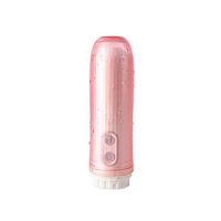 Electric Automatic Enema Bulb with 2 Frequency Modes, Medical Silicone USB Rechargeable Douche Enema Kit for Men and Women (Color : Pink)