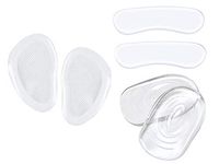 riemot 3 Set Heel Cushion Inserts Including 1 Pair Gel Heel Grips, 1 Pair Heel Cups & 1 Pair Ball of Foot Cushions