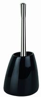 Spirella Etna Shiny Black Toilet Brush Set