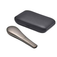 Jamaican Whale Pipe Portable Detachable Pipe for Herbs with Gift Box (Gun Black)