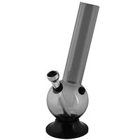 Acrylic Mini Smoking Handmade Glass 20cm, Black