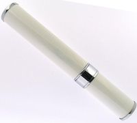 Visol Products VCASE455 Sigfried Cigar Tube, White