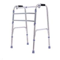 Rehabilitation Walker Folding Non-Slip Mat and Comfortable Armrest -Walking Aids for Elderly, Seniors, Handicap, Disabled,Max 180 kg(400 lbs)