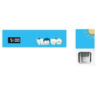 Toothbrush Disinfection Automatic Squeeze Toothpaste Device UV Disinfection Toothbrush Holder Toothbrush Disinfection (Blue)