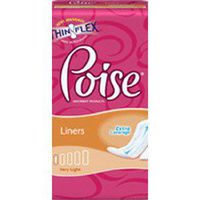 Poise Pantiliners Very Light 8-1/2" Long
