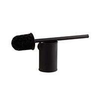QJSDM Cleaning Tools Modern Black Toilet Brush Wall-Mounted Stainless Steel Toilet Brush Holder Bathroom Hotel Personality Hardware Pendant