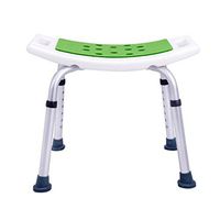 Bath Stool Bathroom Elderly Bath Stool Non-Slip Shower Chair, Adult Bath Stool, Bathing Elderly Disabled Toilet Stool (Color : Green, Size : 474337CM)