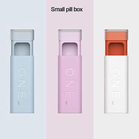 3PCS Pill Cases, 3 Compartments Pill Box Organizer Medicine Travel Pill Case for Pocket or Purse Daily Pill Box (3PCS Pill Cases)
