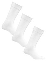 Diabetic Socks for Men by Sugar Free Sox - Maximize Circulation & Comfort - Mens Sock Size 10-13 White Crew 3 Pack