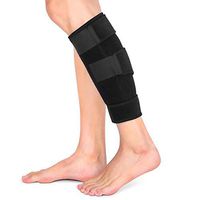 Calf Support Brace, Breathable Shin Splint Compression Wrap with Adjustable Hook and Loop for Calf Muscle Sprains, Swelling, Strain Injury Prevention and Torn Calves Pain Relief