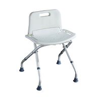 Bath stool Bath Chair Pregnant Woman Bathroom Shower Chair Disabled Shower Chair Aluminum Alloy Bath Chair Armrest Backrest Bathroom Stool Free Punch with Backrest Foldable