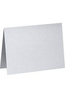 A6 Folded Card (4 5/8 x 6 1/4) - Silver Metallic (250Qty) | Perfect for Personal Stationery, Invitation Suite Inserts, Casual Correspondence and much more! | PGCST919-250