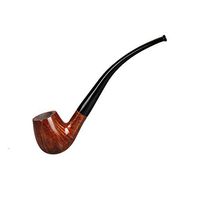 Tobacco Pipe Made of Heather Wood, Solid Wood Long Handle Tobacco Shredded Tobacco, (Color : C)
