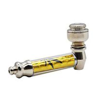 Mini Leaf Design Exclusive Herb Tool with Screen Filters and Lid, Best Gift (Yellow)